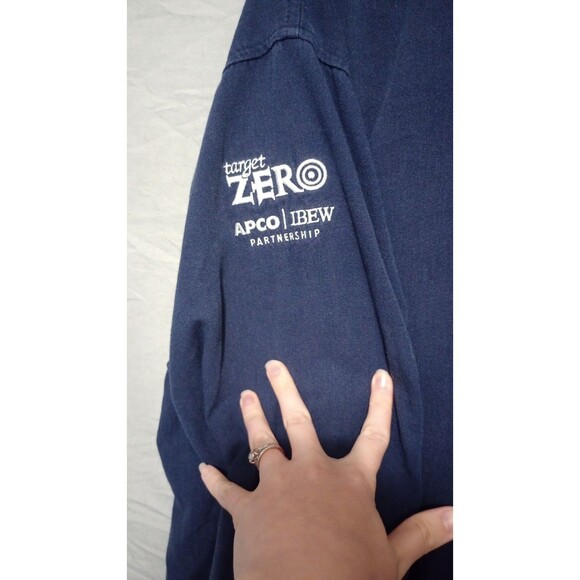 Tyndale Flame Resistant Pullover Alabama Power A Southern Company Sz XL Blue - Picture 4 of 13